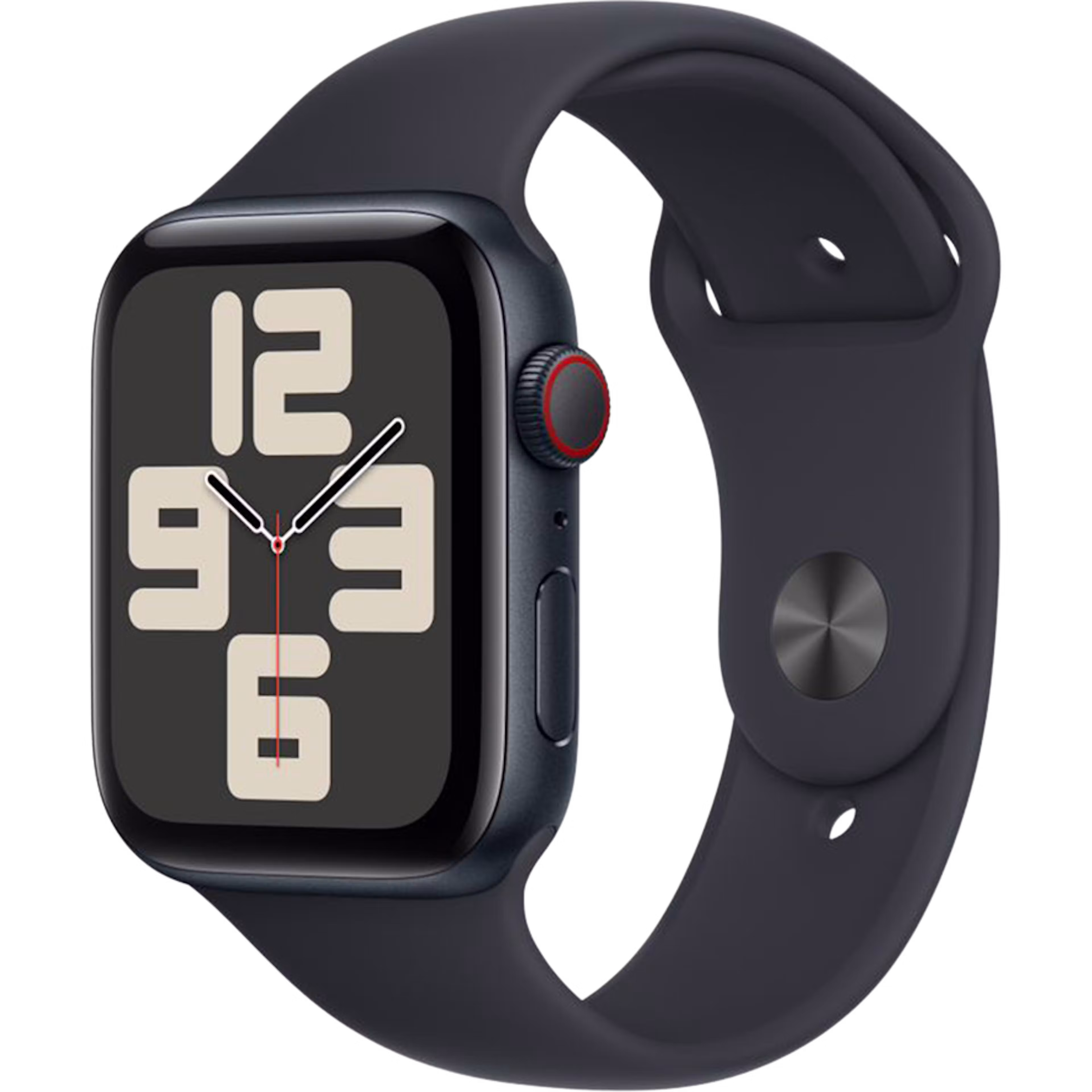 Apple Watch SE (2023) GPS + Cellular 44mm Midnight Aluminium Case with Midnight S/M Sport Band